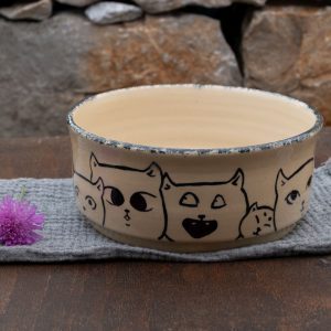 Bowl for catlovers 14,5 x 5 cm