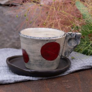 Black coffee mug - ruj(smoke tree)