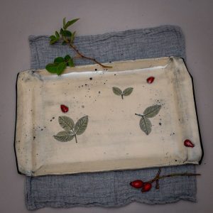 Tray oblong - rosehip (middle)